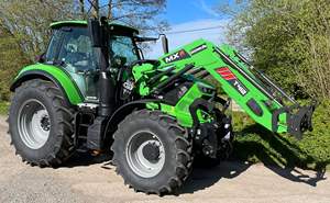 รถแทรกเตอร์ Deutz-Fahr 6160 RCSHIFT พร้อมชุดตัก MX T412 ปี 2023 สภาพดี มีจำหน่าย - Product Image 4