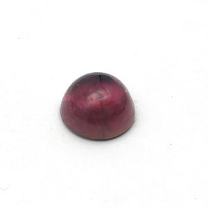 Tourmaline rose naturelle 7mm Cabochon rond 1.65 Cts Tourmaline rose foncé Cabine incluse Pierre lâche Qualité Best-seller pour Jewelle - Product Image 3