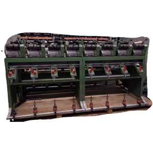 Máquina de Devanado Manual de Doble Cono Frontal con 16 Husillos para Tubo de 175 mm, Rodillo Ranurado de 95 mm, Algodón y Lana - Product Image 1