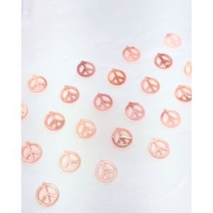 Pendentif Charme Signe de la Paix en Nacre Rose - Product Image 2