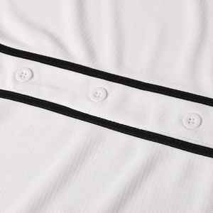 Uniforme d'entraînement de baseball pour hommes T-shirt de couleur unie de grande taille Maillot vide Design Maillot de baseball - Product Image 6