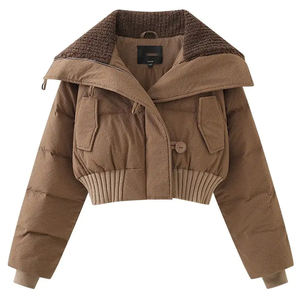 Venta al por mayor de invierno cálido a prueba de viento chaqueta de lujo de los hombres brillante chaqueta acolchada al aire libre chaqueta gruesa para hombre - Product Image 2