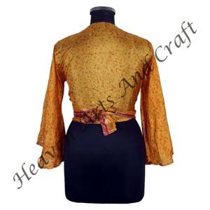 Adorable hauts pour femmes 2025 dames Wrap cravate haut chemise vêtements décontracté été Blouse personnaliser OEM - Product Image 6