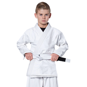 Ceinture BJJ pour garçons personnalisés, uniformes d'arts martiaux et de karaté, fourniture de tenues d'entraînement de taekwondo de différentes couleurs par les fabricants - Product Image 3