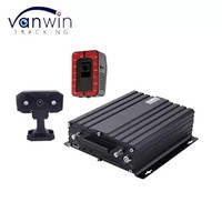 4CH 1080P SD MDVR Surveillance en temps réel 4G AI ADAS DMS DVR Mobile pour Bus & Truck Safety Driving CCTV System