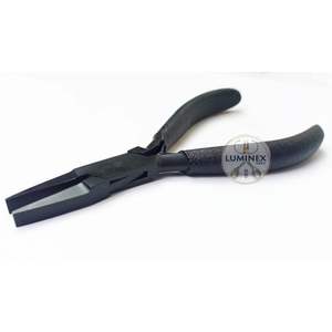 คีมงัดจมูกแบนสีดำเครื่องมือทำเครื่องประดับทำจากสเตนเลสรับประกัน1ปีสำหรับการยืดผมดัด - Product Image 3