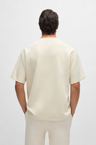 Camisetas personalizadas para hombre Color sólido Oversized 100% algodón Peso pesado 300gsm camiseta - Product Image 6