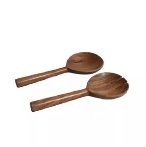 Outils de cuisine de bonne qualité, serveur à salade ou cuillères à salade à bas prix, nouveaux couverts tendance en bois, vaisselle de table, serveur à salade - Product Image 3