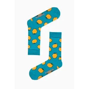 7-Piece Breathable Nylon <b>Sock</b> Set Colorful Fruit Embroidery Print Custom Logo One Size <b>Knee</b>-<b>Length</b> for Spring Daily Use - Product Image 4