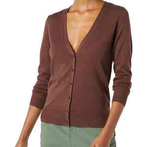 Suéter de cuello en V de alta calidad para mujer, transpirable, última llegada, superventas, servicio OEM, secado rápido, el mejor suéter con cuello en V para mujer - Product Image 6