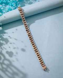 Pulsera fina de plata antigua para hombre - Product Image 1