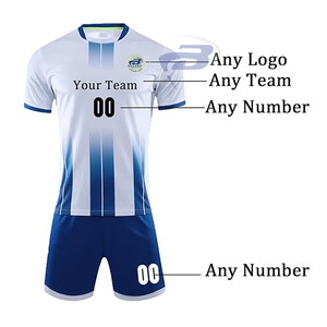 ชุดฟุตบอลทีม Maillot De Foot ชุดยูนิฟอร์มฟุตบอล พิมพ์ลายแบบ Sublimation พร้อมชื่อและหมายเลขส่วนตัว ผลิตจากโพลีเอสเตอร์ 100% - Product Image 2
