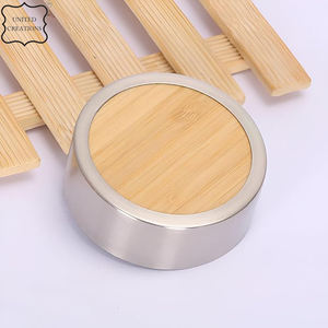 Botella de agua ecológica de madera y acero inoxidable de doble pared al por mayor, capacidad de 500ml con tapa aislada al vacío - Product Image 6