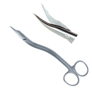 Ciseaux de Heath de vente chaude pour la ligature et la coupe de fil avec des instruments chirurgicaux incurvés de 150mm - Product Image 1