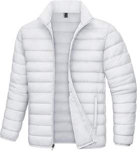Chaqueta Bomber Acolchada Ligera de Invierno para Hombre, Hecha a Medida, de Alta Calidad, Impermeable, de Lona y Algodón Aislado, para Exteriores - Product Image 1