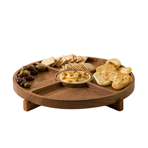 Vente en gros de présentoir à gâteaux en bois écologique Plateau décoratif pour présentoir de buffet de cuisine et de restaurant Fabriqué au Vietnam - Product Image 1
