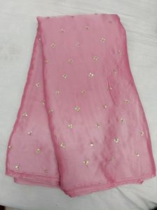 Tela bordada de tejido de viscosa pura ligera Premium 44 ancho para Ropa Étnica de niñas 155*575/M suministro al por mayor - Product Image 3