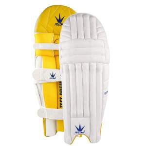 Plain <b>White</b> <b>Cricket</b> Batting Pads / Light Weight <b>Cricket</b> Pads / Customize <b>Cricket</b> Pad with Your logo and Color - Product Image 3