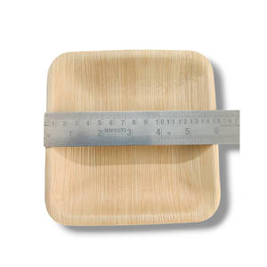 Platos de Papel Desechables Compostables Sumkoka ISO para Restaurantes, de 6, 7, 9 y 10 Pulgadas, Hechos con Fibra de Palma de Areca, para Todas las Ocasiones, en Bolsa - Product Image 2