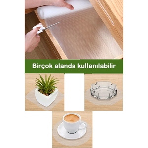 Doublure de protection pour étagère de réfrigérateur en EVA de qualité alimentaire, sans BPA, antibactérienne, taille personnalisée 0,3 mm - Product Image 6