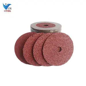 Customized With 1 Hole Abrasive Sand Fiber Disc