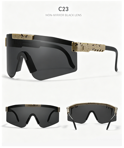 Occhiali da Sole Polarizzati UV400 Oversize per Ciclismo 2026, Occhiali da Bicicletta Antivento per Uomo e Donna, Sport all'Aperto - Product Image 2