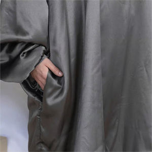 Jersey grueso de alta calidad, peso pesado, cómodo, relajado, ajuste de gran tamaño, puños acanalados elásticos, Sudadera con capucha para mujer - Product Image 6