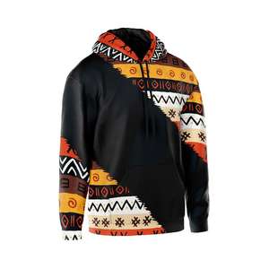 Sweat-shirts pour hommes personnalisés en sublimation, prix de gros, tissu en molleton mélangé coton/polyester, écologique, motif imprimé pour l'hiver - Product Image 3