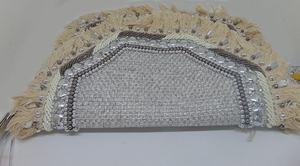 Handmade Bohemian Vintage Cotton <b>Crossbody</b> Shoulder <b>Purse</b> for Women Trendy Large Capacity Messenger Clutch Bag Zipper Portable - Product Image 3