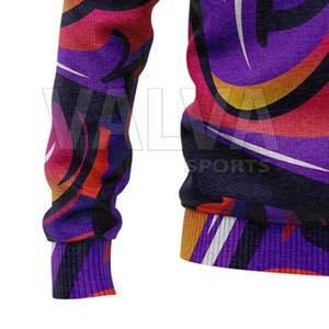 Sudaderas de lana de mezcla de algodón para hombre de alta calidad, jersey de sublimación sólida, ropa de invierno de precio razonable fabricada - Product Image 6