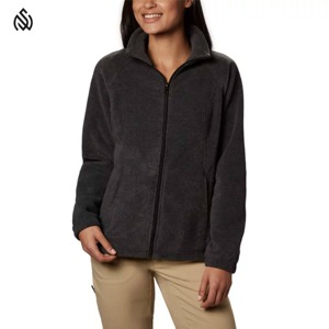 แจ็กเก็ตขนแกะเชอร์ปาสำหรับผู้หญิงไหล่ตกกลางแจ้งระบายอากาศได้ดีผลิตตามสั่ง - Product Image 1