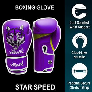Gants de boxe en cuir argenté personnalisés professionnels neufs OEM avec évacuation de l'humidité et fermeture à scratch - Gants d'entraînement de combat - Product Image 3