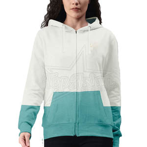 Sweat à capuche d'hiver à manches longues à capuche pour femmes 100% coton matériau respirant confortable pour toutes les saisons Logo avant - Product Image 1