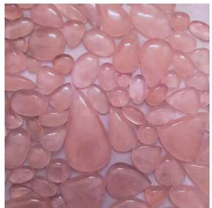 Cabochon Quartz Rose Taille Ovale 3mm Pierres Précieuses Lâches de Haute Qualité - Product Image 3