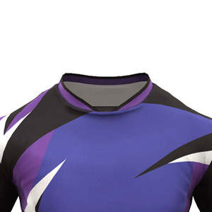 Camiseta de Rugby Unisex Personalizada, Estilo Retro de Fútbol Americano, Directo de Fábrica, Poliéster, Técnica de Corte Automatizado - Product Image 5