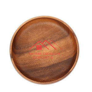 Plato de Madera Personalizado para Servir Comida, Ideal para Hogar, Hotel o Restaurante, Calidad Superior, Pedido Mínimo 100 Piezas - Product Image 4
