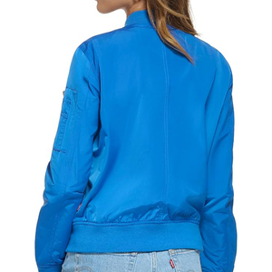 Venta al por mayor de moda para mujer Varsity chaqueta de alta calidad de gran tamaño Bomber chaqueta de béisbol elegante mezcla de lana Letterman prendas de vestir exteriores - Product Image 3