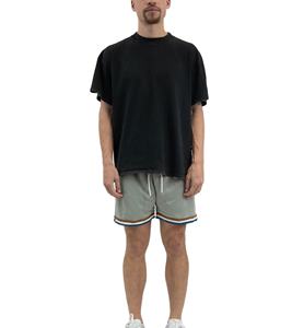 กางเกงขาสั้นออกกำลังกายขายส่งสำหรับผู้ชาย ระบายอากาศได้ดี กางเกงบาสเก็ตบอลชายหาดแบบตาข่ายสั่งทำพิเศษ กางเกงขาสั้นตาข่ายลำลองแห้งเร็ว - Product Image 6