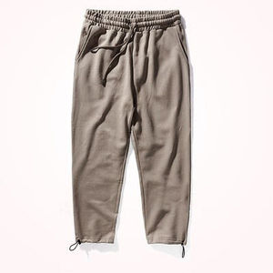 OEM ODM Fournisseur de pantalons de survêtement décontractés en coton et en molleton de haute qualité, coupe droite, taille mi-haute, coupe ajustée pour hommes - Product Image 4