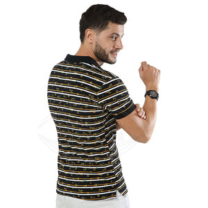 Men's for Shirt <b>Classic</b> Collar Short Sleeve Knitted Spandex/Polyester Moisture Wicking Quick Dry Print Customizable Options - Product Image 4