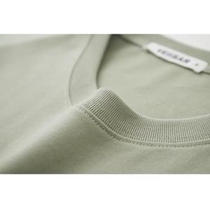 เสื้อยืดคอกลมแขนสั้นลำลองสำหรับผู้ชาย, สินค้ามาใหม่เสื้อยืดคอกลมไหล่ไหล่คอตตอน100% สีพื้นจากบังคลาเทศ - Product Image 4