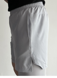 Trending 2 en 1 Short Men Running Gym Shorts Beach Swimmer Shorts Sport Athletic Training Shorts Compresión Base Liner Short - Product Image 5