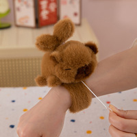 Bracelet à claquer Capybara, jouet en peluche Capybara, bracelet pour enfants, petit ornement suspendu