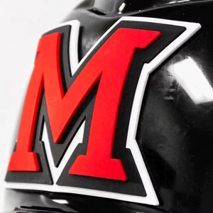 Parachoques de casco de béisbol personalizados con cinta doble 3D 2D adhesiva 3M para logotipos de equipos - Product Image 1