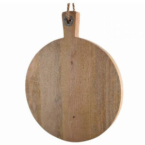 Planche de service en bois d'acacia circulaire de haute qualité et en marbre Beslana planche à découper en bois de manguier pour décor de cuisine à la maison - Product Image 1