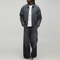 Veste en cuir de haute qualité, tendance, respirante, imperméable, écologique, légère, pour homme, hiver, col montant, fermeture avant