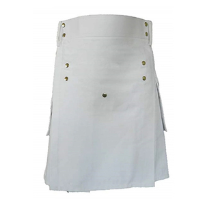 Kilts à tartan avec poches pour hommes, avec logo personnalisé, dernière conception en laine et cuir, kilt utilitaire à porter dans les Highlands écossais - Product Image 5