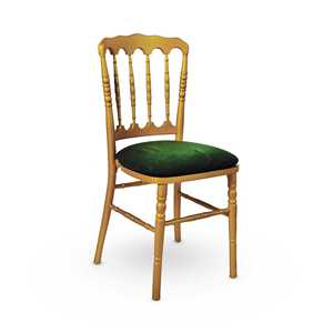 Sillas modernas de alta calidad para restaurante, precio barato, sillas de fiesta de boda, sillas de Chiavari doradas apilables de Metal para Hotel - Product Image 6