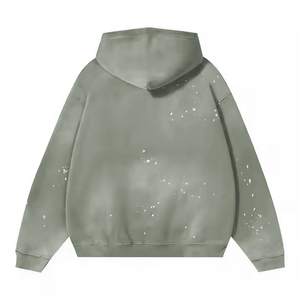 Best Selling Acid Wash Hoodie Pullover Oversize Long Sleeve Fashionable Men's Warm Winter Hoodies - Product Image 6