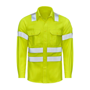 Chemise de sécurité pour hommes entièrement élégante, respirante et confortable, chemise de sécurité facile à laver de qualité supérieure avec logo personnalisé/couleurs - Product Image 1